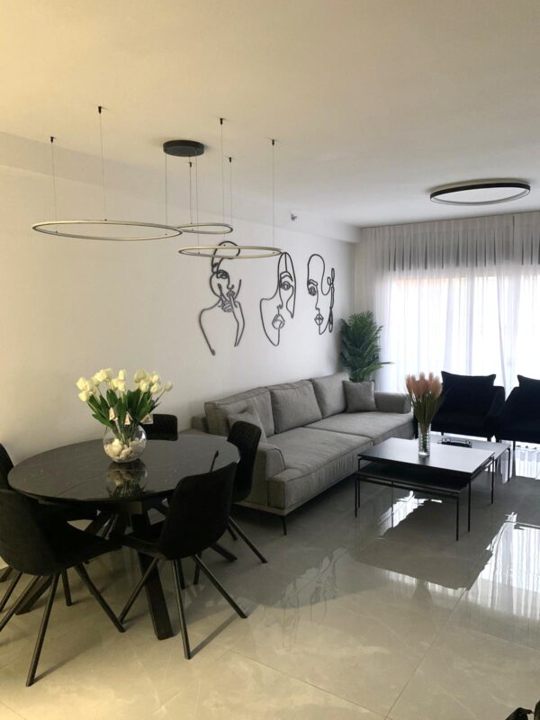 ⁦גוף תאורה ברמודה תלוי שלישייה⁩ – תמונה ⁦9⁩