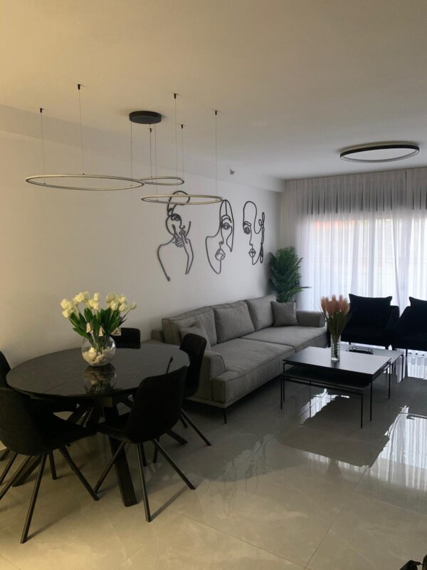⁦גוף תאורה ברמודה תלוי שלישייה⁩ – תמונה ⁦6⁩