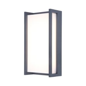 גוף תאורה צמוד קיר מוגן מים QUBO LUTEC 18W אור חם NISKO