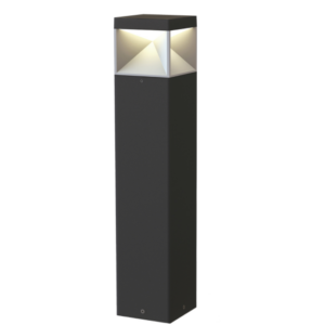 גוף תאורה עמוד תאורה אגם 6340 שחור LED 12W