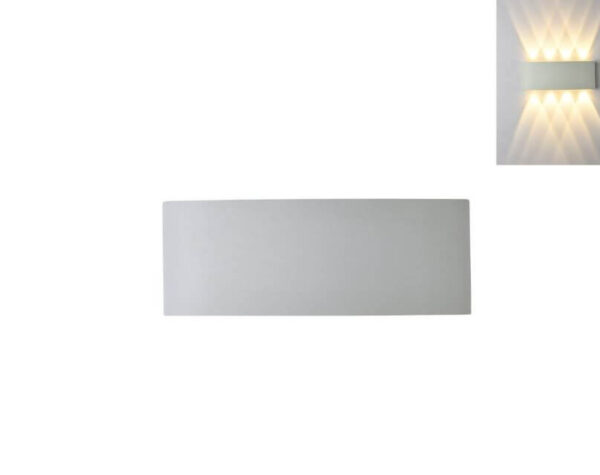 גוף תאורה אגם אלומה  קיר 8 פליז LED