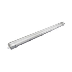 גוף תאורה הרמטי לנורות 2X26W TUBE LED כולל נורות עם הזנה חד צדדית