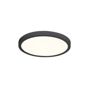 גוף תאורה צמוד תקרה מונלייט עגול קוטר 40 שחור LED CCT
