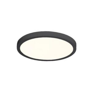 גוף תאורה צמוד תקרה מונלייט עגול קוטר 50 שחור LED CCT