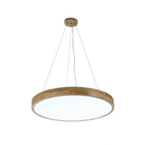 גוף תאורה פלפון קובה עץ תלוי קוטר LED CCT 60