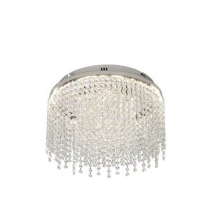 גוף תאורה אפריל קריסטל 9988 עגול ניקל קוטר LED 80W 40