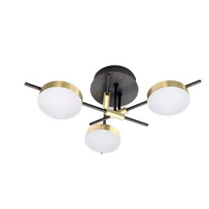 גוף תאורה צמוד תקרה קזנובה שלישיה LED 30W