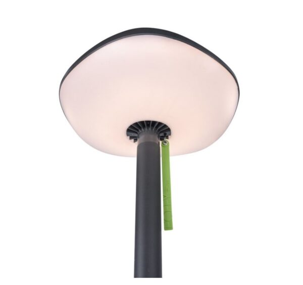 ⁦עמודון סולארי POPPY LUTEC 8W IP54 אור חם+רמקול⁩ – תמונה ⁦2⁩
