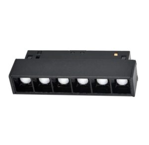 גוף תאורה ספוט לד 6 נקודות לפס צבירה מגנטי DOT11 5W אור ניטרלי
