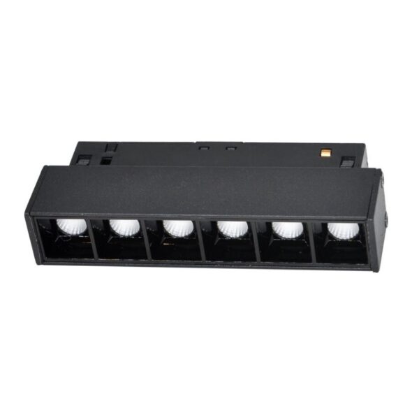 גוף תאורה ספוט לד 6 נקודות  לפס צבירה מגנטי DOT11 5W אור ניטרלי