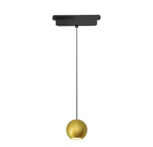גוף תאורה ספוט לד כדור תלוי לפס צבירה מגנטי BALL-H 9W אור חם