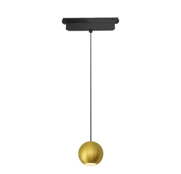 גוף תאורה ספוט לד כדור תלוי לפס צבירה מגנטי  BALL-H 9W אור חם