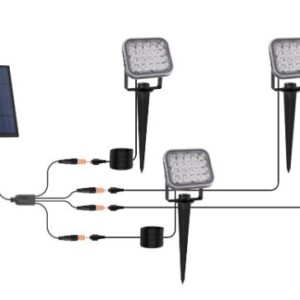גוף תאורה סולארי סאן לייט 5506 רביעיה דוקרן LED